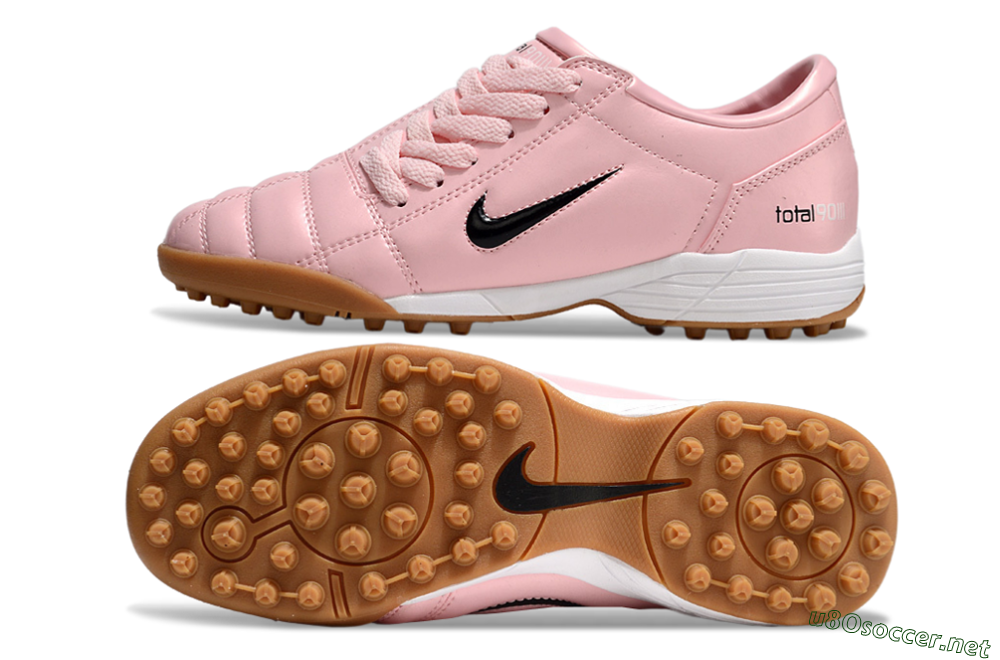 Unisex Nike Air Zoom Total 90 III TF Football Shoes - Pink/Black/White 1