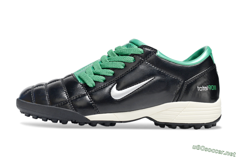 Unisex Nike Air Zoom Total 90 III TF Football Shoes - Black/Silver/White 0