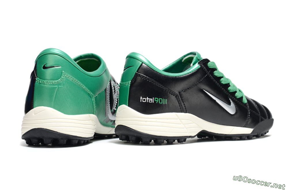 Unisex Nike Air Zoom Total 90 III TF Football Shoes - Black/Silver/White 6