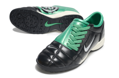 Unisex Nike Air Zoom Total 90 III TF Football Shoes - Black/Silver/White