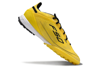 Men's Adidas F50 Pro TF Football Shoes - Yellow/Black/White