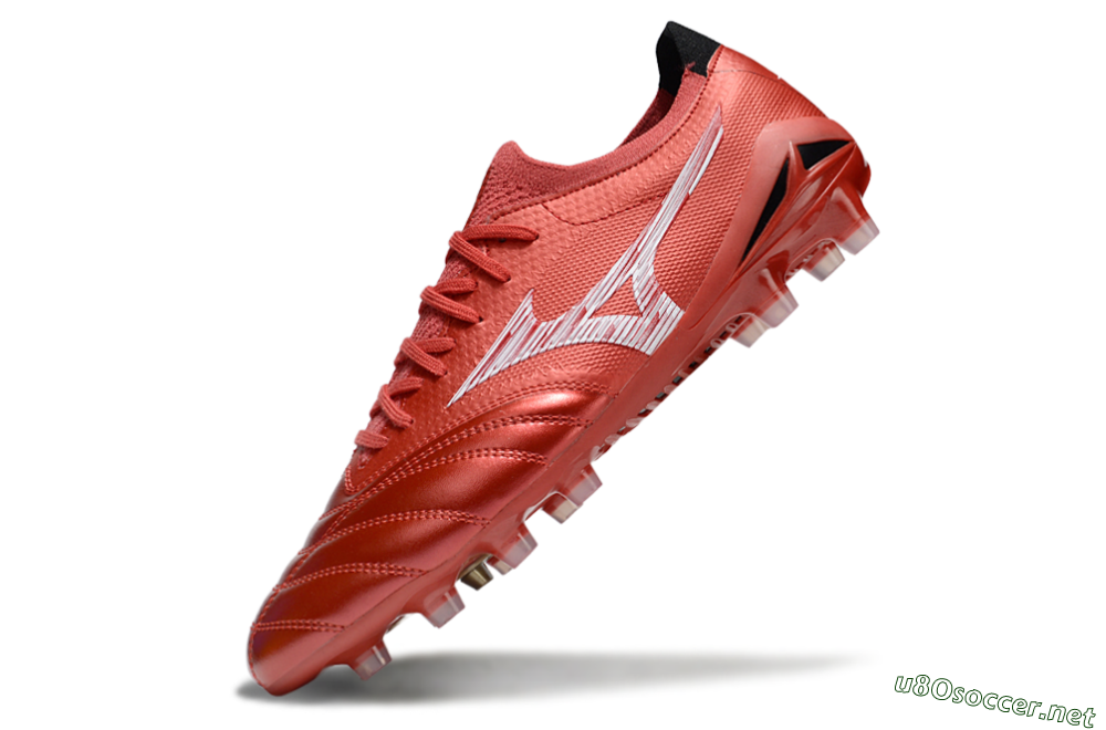 Men's Mizuno Morelia Neo 4 FG Football Boots - Red/White/Black 5