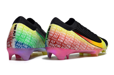 Unisex Nike Air Zoom Mercurial Vapor 16 Elite FG Football Boots - Black/Red/Yellow