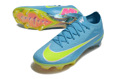 Unisex Nike Air Zoom Mercurial Vapor 16 Elite FG Football Boots - Blue/Yellow/White