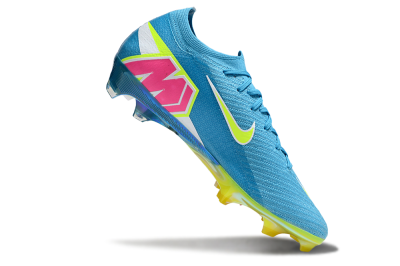 Unisex Nike Air Zoom Mercurial Vapor 16 Elite FG Football Boots - Blue/Yellow/White