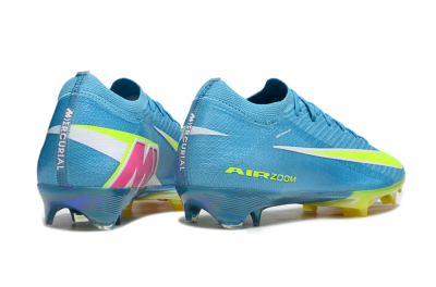 Unisex Nike Air Zoom Mercurial Vapor 16 Elite FG Football Boots - Blue/Yellow/White
