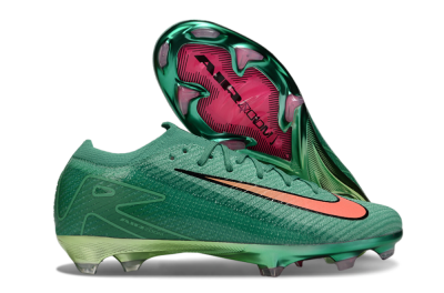 Unisex Nike Air Zoom Mercurial Vapor 15 Elite FG Football Boots - Green/Black/Red