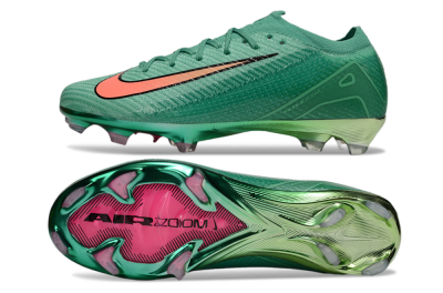 Unisex Nike Air Zoom Mercurial Vapor 15 Elite FG Football Boots - Green/Black/Red