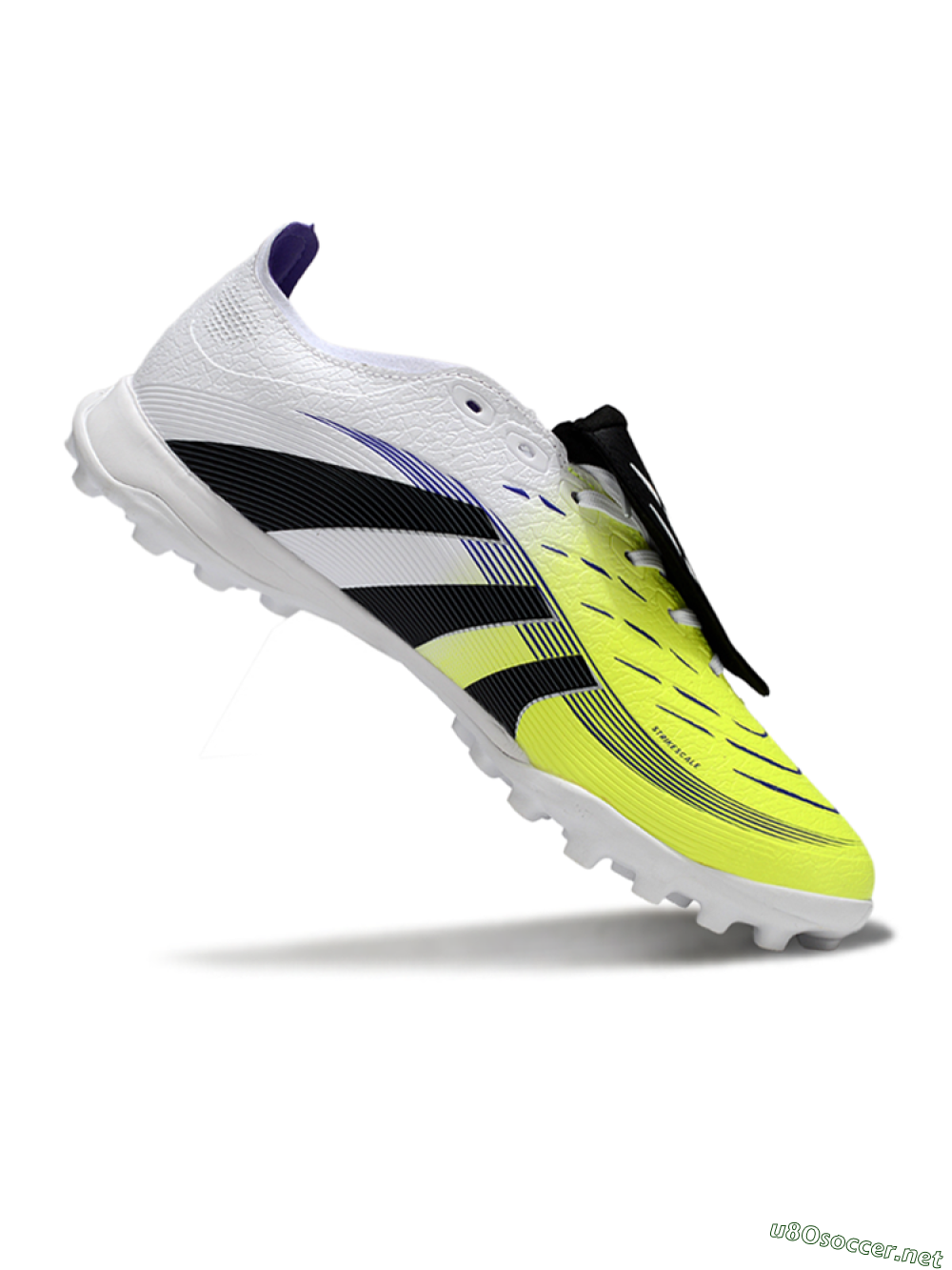 Unisex Adidas Predator 25 Elite Foldover Tongue TF Football Shoes - Yellow/Black/White 4