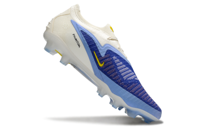 Unisex Nike Phantom 6 Elite Low FG Football Boots - Blue/White/Black