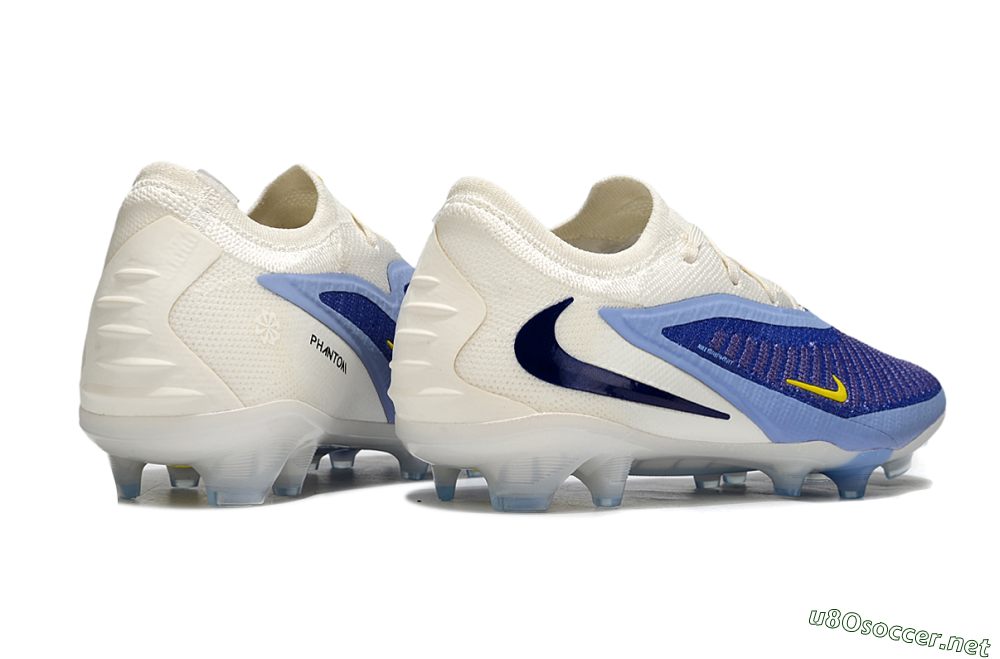 Unisex Nike Phantom 6 Elite Low FG Football Boots - Blue/White/Black 7