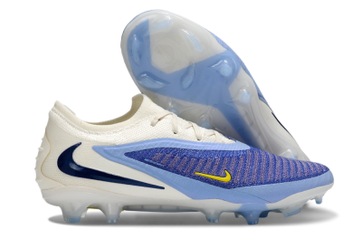 Unisex Nike Phantom 6 Elite Low FG Football Boots - Blue/White/Black
