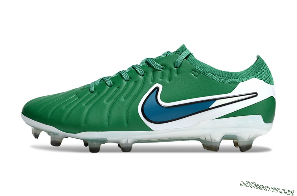 Men's Nike Tiempo Legend 10 Elite FG Football Boots - Green/Blue/White 0