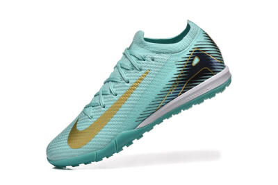 Men's Nike Air Zoom Mercurial Vapor 16 Elite TF Football Shoes - Jade/Gold/Black