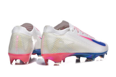 Men's Nike Air Zoom Mercurial Vapor 16 Elite FG Football Boots - White/Blue/Pink
