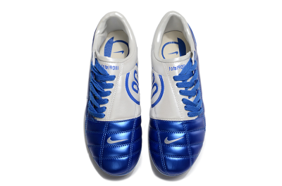 Unisex Nike Air Zoom Total 90 III FG Football Boots - Blue/Silver/White