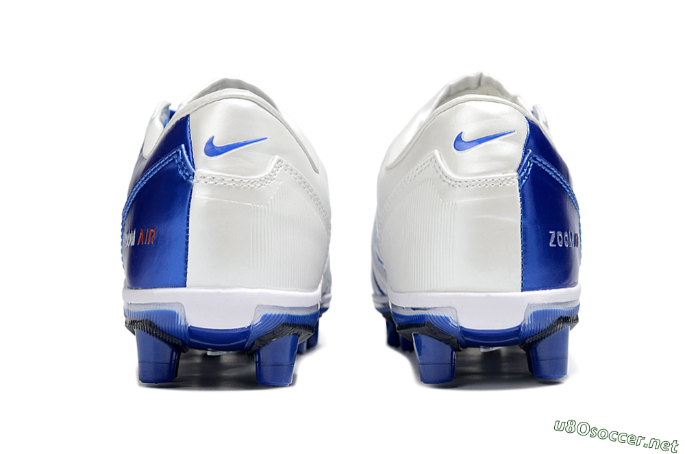 Unisex Nike Air Zoom Total 90 III FG Football Boots - Blue/Silver/White 5