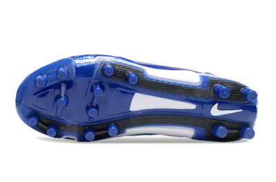 Unisex Nike Air Zoom Total 90 III FG Football Boots - Blue/Silver/White