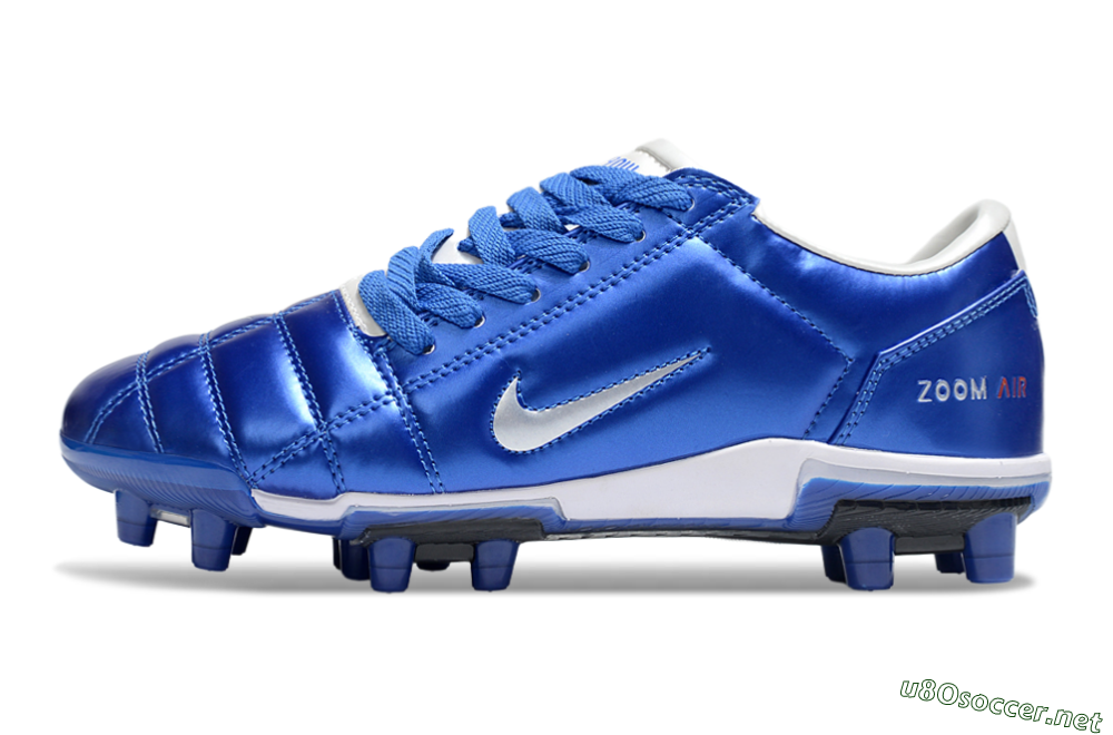 Unisex Nike Air Zoom Total 90 III FG Football Boots - Blue/Silver/White 0