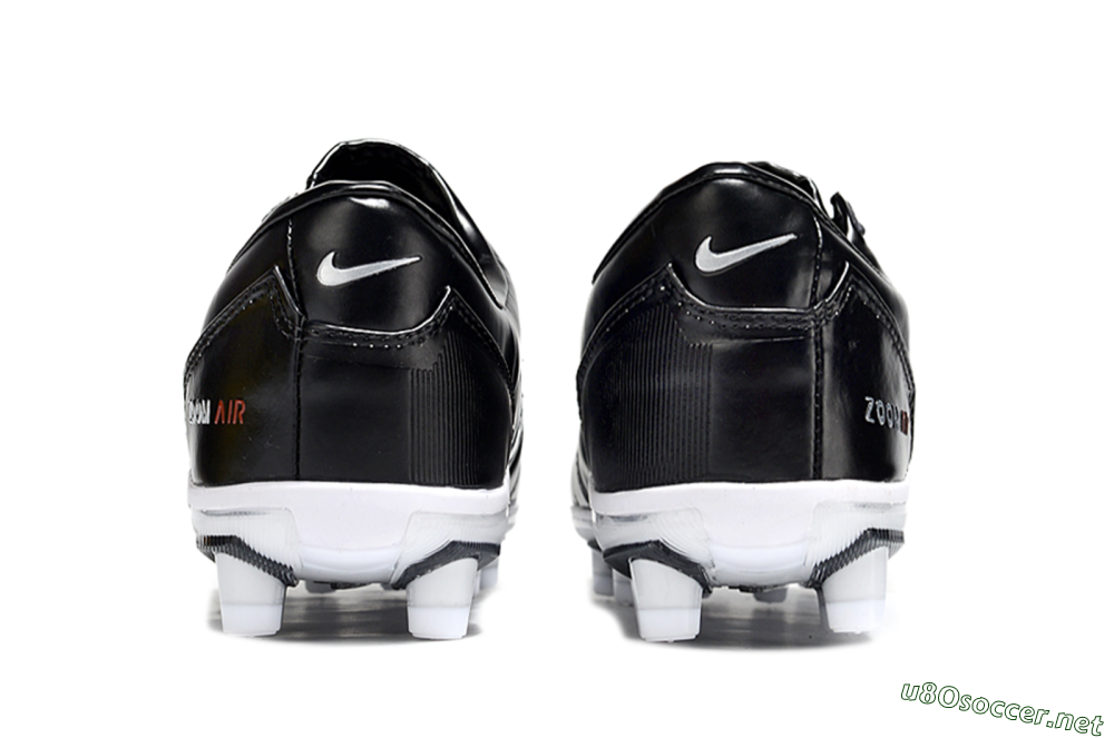 Unisex Nike Air Zoom Total 90 III FG Football Boots - Black/Silver/White 5