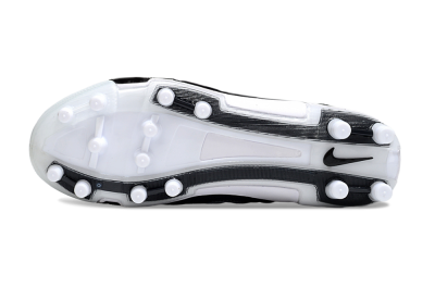Unisex Nike Air Zoom Total 90 III FG Football Boots - Black/Silver/White