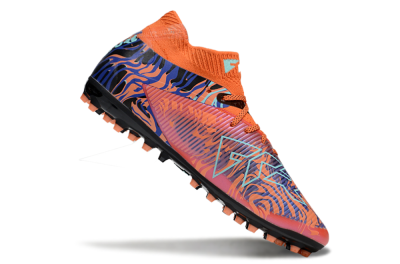 Men's Puma Future 8 Ultimate MG Football Boots - Orange/Pink/Blue
