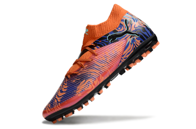 Men's Puma Future 8 Ultimate MG Football Boots - Orange/Pink/Blue