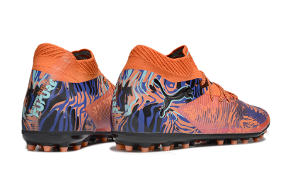 Men's Puma Future 8 Ultimate MG Football Boots - Orange/Pink/Blue