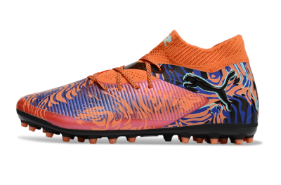 Men's Puma Future 8 Ultimate MG Football Boots - Orange/Pink/Blue