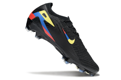 Unisex Nike Air Zoom Mercurial Vapor 16 Elite FG Football Boots - Black/Yellow/Blue/Red