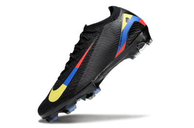 Unisex Nike Air Zoom Mercurial Vapor 16 Elite FG Football Boots - Black/Yellow/Blue/Red