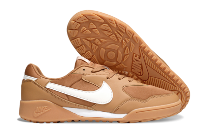 Unisex Nike Terra Manta TF Football Shoes - Brown/White