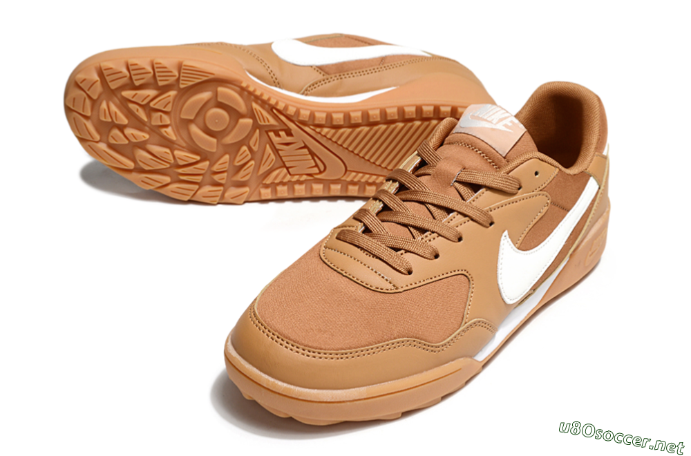 Unisex Nike Terra Manta TF Football Shoes - Brown/White 3