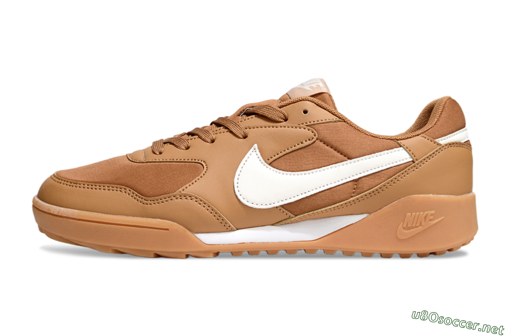 Unisex Nike Terra Manta TF Football Shoes - Brown/White 0