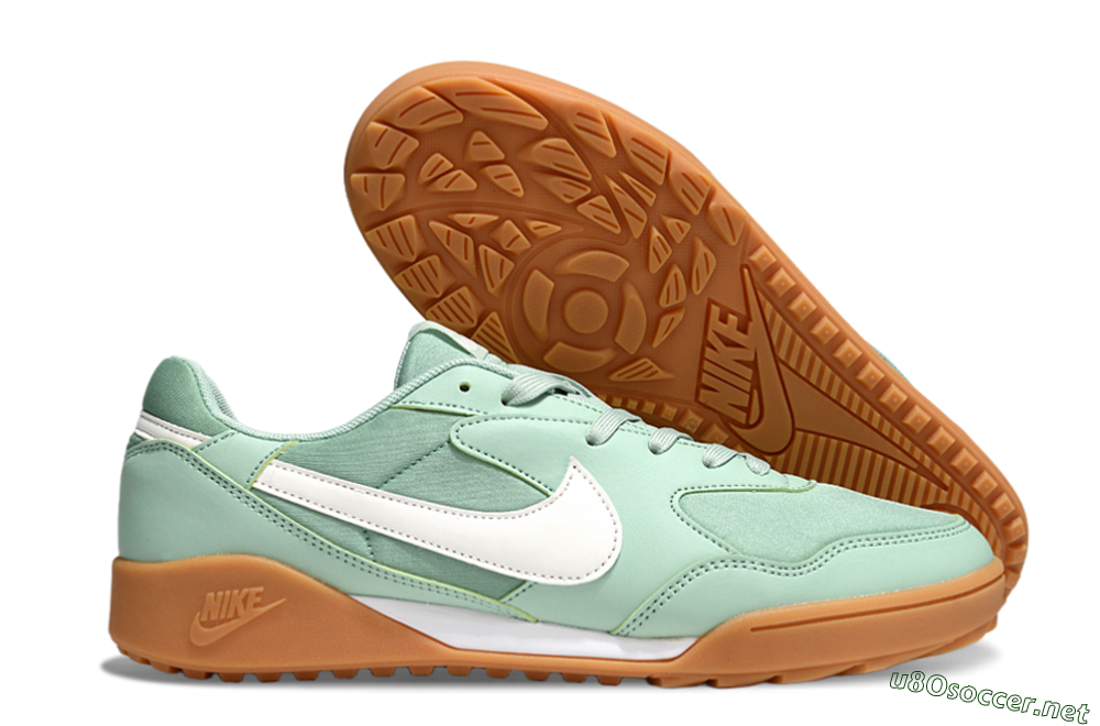 Unisex Nike Terra Manta TF Football Shoes - Green/White 2