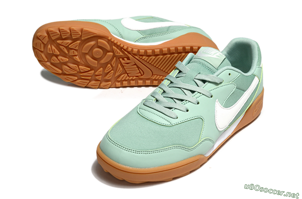 Unisex Nike Terra Manta TF Football Shoes - Green/White 3