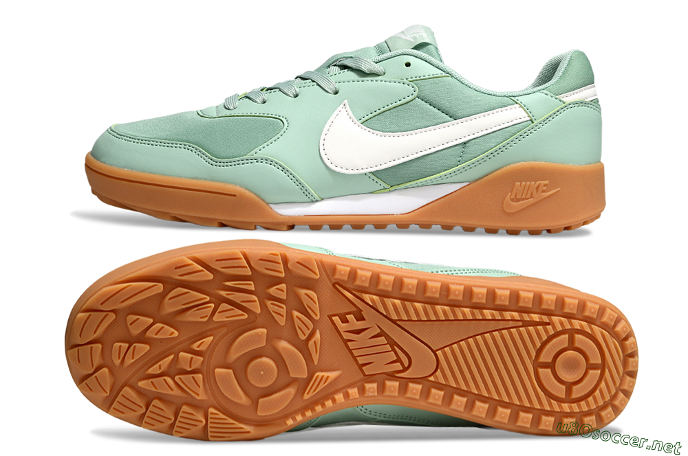 Unisex Nike Terra Manta TF Football Shoes - Green/White 1