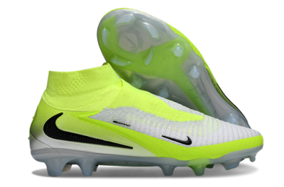 Unisex Nike Phantom 6 Elite High FG Football Boots - Yellow/Black/Silver