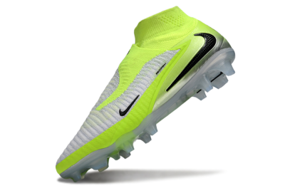Unisex Nike Phantom 6 Elite High FG Football Boots - Yellow/Black/Silver
