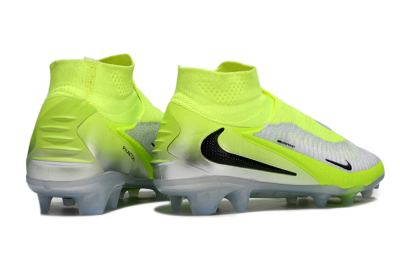 Unisex Nike Phantom 6 Elite High FG Football Boots - Yellow/Black/Silver