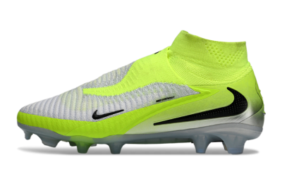 Unisex Nike Phantom 6 Elite High FG Football Boots - Yellow/Black/Silver
