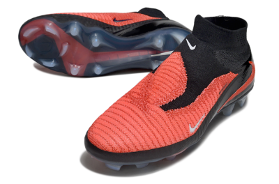 Unisex Nike Phantom 6 Elite High FG Football Boots - Red/Black/White