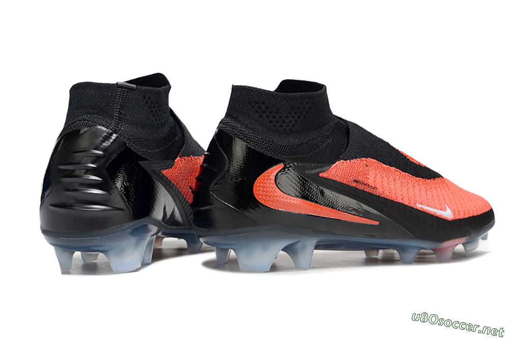 Unisex Nike Phantom 6 Elite High FG Football Boots - Red/Black/White 6