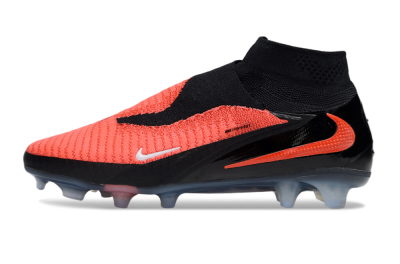 Unisex Nike Phantom 6 Elite High FG Football Boots - Red/Black/White