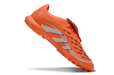 Men's Adidas Predator 25 Elite Foldover Tongue TF Football Shoes - Red/Whtie/Blue