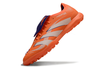 Men's Adidas Predator 25 Elite Foldover Tongue TF Football Shoes - Red/Whtie/Blue