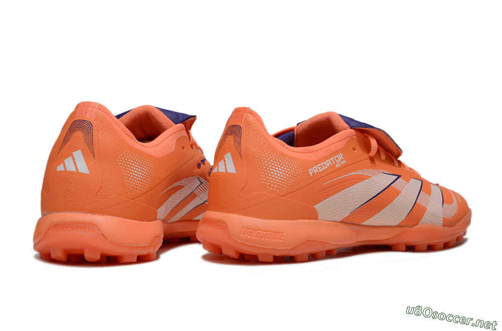 Men's Adidas Predator 25 Elite Foldover Tongue TF Football Shoes - Red/Whtie/Blue 6