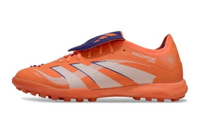 Men's Adidas Predator 25 Elite Foldover Tongue TF Football Shoes - Red/Whtie/Blue