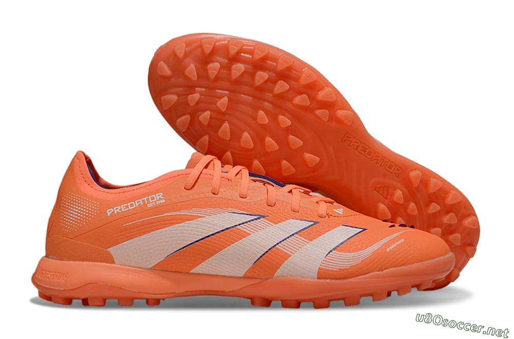 Men's Adidas Predator 25 Elite TF Football Shoes - Red/Whtie/Blue 2
