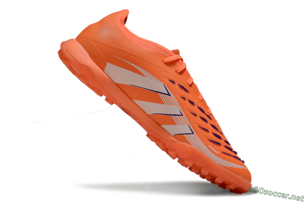 Men's Adidas Predator 25 Elite TF Football Shoes - Red/Whtie/Blue 4